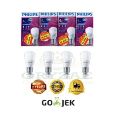Lampu LED bohlam Philips 4w/watt beli 3 gratis 1 Putih