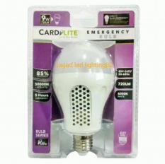 LAMPU LED EMERGENCY BULB CARDILITE - 9 WATT Otomatis Nyala 4-6 Jam