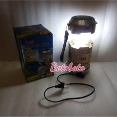 Lampu LED Kemah / Lampu Tenaga Surya / Lampu Senter Solar Energy / Senter Waterproof / Senter lampu Camping / Lampu Lentera / Senter Darurat / Senter Emergency