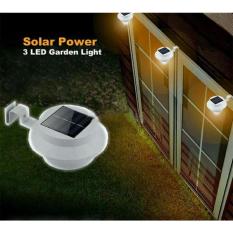 Lampu LED Pagar/Talang Air Jepit 3 LED Tenaga Surya