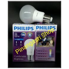Lampu LED Philips 8 Watt 8W Philip 8 W 8Watt Putih PENGGANTI Bohlam 9 Watt 9W Bulb 9 W SINGLE New