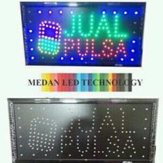 Lampu Papan Led JUAL PULSA penglaris Toko/Counter pulsabmeriah