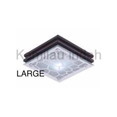 LAMPU PLAFON MINIMALIS KAYU KACA FITTING E27 INDOOR HIAS MURMER