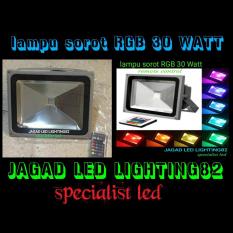 Lampu Sorot RGB 30 Watt L Floodlight L Lampu Tembak Warna Warni - 30 WATT