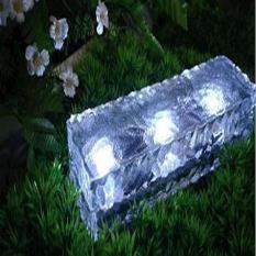 Lampu Tanam Taman 3 LED Paving Block / Conblock / Bata Solar Power