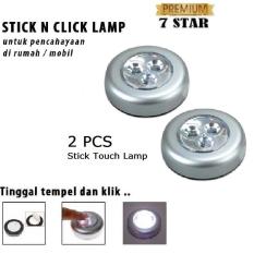 Stick N Click Lamp 7STAR Buy 1 Get 1 - 3 Mata LED/Stick Touch Lamp/Lampu Tempel Emergency (2 Pcs)