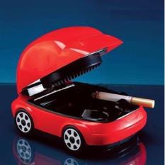 Asbak bentuk mobil MERAH penghisap / penghilang asap rokok Smokeless Ashtray - cocok untuk di rumah di kantor di kamar kost ruang tamu dll