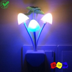 Lampu Tidur Jamur Mini Lampu Hias LED Lamp Otomatis Menyala Penerangan Pencahayaan Hemat Energi Unik Cantik Imut Warna Warni - Multicolor.