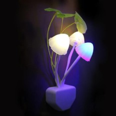 Lampu Tidur Sensor LED Unik Bentuk Jamur Untuk Dekorasi Mempercantik Kamar ( Menyala Otomatis Dalam Gelap )