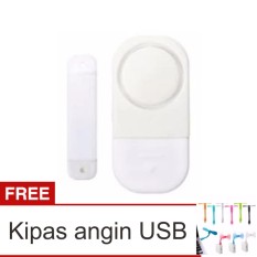 lanjar jaya Alarm Pintu Jendela Rumah Anti Maling - Door Window Entry Alarm + Kipas Angin USB