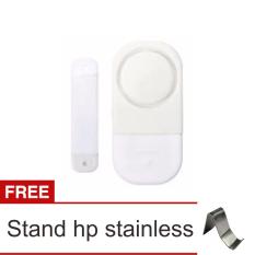lanjar jaya Alarm Pintu Jendela Rumah Anti Maling - Door Window Entry Alarm + Stand Hp Stainless