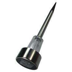 Lanjar Jaya Lampu Tancap 1 LED Tenaga Surya Stainlees Garden Lamp Solar Cell