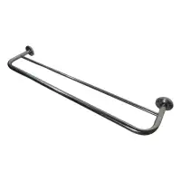Lanjarjaya Stainless Steel Dinding Mount Pemegang Gantungan Handuk Bar Di Kamar Mandi Model Lengkung