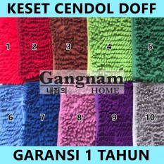 LARIS49 KESET CENDOL MICROFIBER DOFF ANTI SLIP ANTI LICIN DOOR MAT ( GARANSI 1 TAHUN ) - HIJAU MUDA