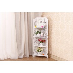 Mh500 Rak Sudut Berdiri Stand Corner Rack 4 Tingkat By Healthyfashionable