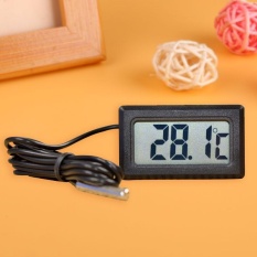 LCD Tertanam Digital Termometer untuk Lemari Es Akuarium Tangki Rumah Dapur-Internasional