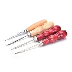 Kerajinan Kulit Punch Tools Kit Jahitan Ukir Bekerja Jahit Pelana Groover-Intl