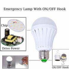 LED Bohlam Lampu Emergency 20 Watt Plus On/Off Hook Putih