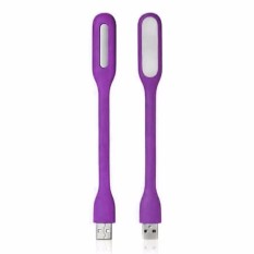 USB LED Light Flexible Lamp 2 pcs for PC Laptop Power Bank Adapter Charger USB Port - Lampu LED USB Fleksibel Sikat Gigi Ungu