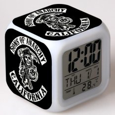 LED Bercahaya Kreatif Kecil Alarm Clock-Intl