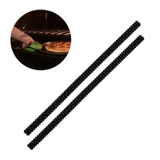 Leegoal Premium Rak Oven Sarung Set 2-Panas Tahan Silikon Oven Rak Sisi Sarung-Mencegah Tangan Lengan terhadap Luka Bakar Yang Tidak Disengaja, bekas Luka Cedera-14 Universal Sesuai-BPA Bebas FDA Disetujui-Internasional