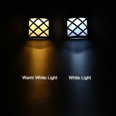 Leegoal Solar Light 6 LED Pagar Wall Waterproof Lampu dengan MOTION SENSOR untuk Outdoor Garden Porch Patio White Light (1 Pack) -Intl