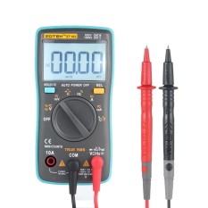 Leegoal ZT102 True RMS Multifungsi LCD Digital Multimeter DMM DC Tegangan AC Rounded Edge Saat Ini Diode Kapasitansi Suhu Tester Pengukuran Otomatis Polaritas Identifikasi Ammeter Voltmeter Ohm