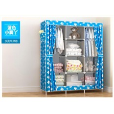 Lemari Baju / Rak Pakaian / Wardrobe Gy 28 Blue feet