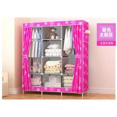 Lemari Baju / Rak Pakaian / Wardrobe Gy 28 Sun Flower Pink