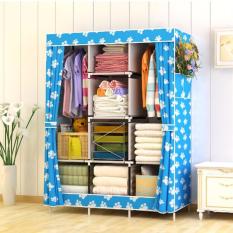 Lemari Pakaian Minimalis Lemari Baju Lemari Pakaian Bayi Lemari Pakaian Murah Lemari Baju Anak Blue Feet 3 Kolom