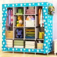 Lemari Pakaian Murah Lemari Furniture Knockdown Bongkar Pasang Mudah Furniture Murah Blue Feet 4 Kolom