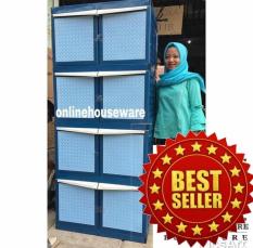 LEMARI PLASTIK LEMARI PAKAIAN LEMARI BAJU JUMBO Susun 4