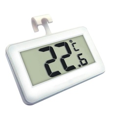 Liebao KOBWA Ipx3 Waterproof Digital Layar LCD Besar Kulkas Freezer Room Thermometer Mudah Dibaca dengan Magnetic Back Hanging Hook -Intl