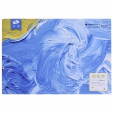 Lightning Power-100% Cotton Minyak Kanvas dan Acrylic Essential Artis Lukisan Kertas Pad 280gsm 10 Lembar (Biru) -Intl