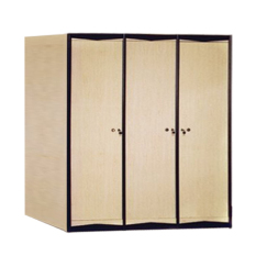 Ligna Almari Pakaian Bergammo 3 Pintu