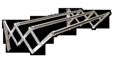 LIVEO LV-304 Wall 3 Bars Stainless 1 Meter - Jemuran Baju