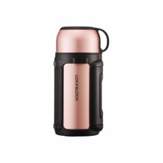 Lock & Lock Thermos Vacuum Giant Hot And Cool Tahan Panas Dingin 1200Ml Sapphire Gold