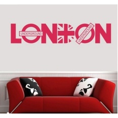 London City underground Quote vinyl Wall Sticker Art Decal PosterWallpaper Mural DIY Home Decor vinilo pegatina adesivo parede - intl