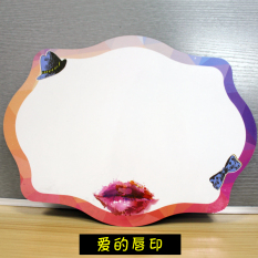 Korea Kecil Yang Lucu Asesoris 3D Tiga Dimensi Papan Tulis Lemari Es Stiker Papan Pesan