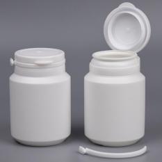 LZ 20 Pcs/lot Xylitol Permen Karet Botol, 100 Ml Sweet Plastik Jar Whitecolor