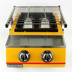 MAESTRO ET-K111 Pemanggang Sosis Barbeque 2 Tungku ASLI MURAH