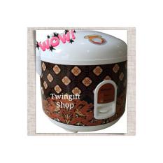 Magic Com Rice Cooker Miyako 1,8 Liter, MCM-528 Batik.(KHUSUS GOJEK).
