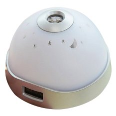 Keajaiban Warna LED-Perubahan Bintang Malam Proyeksi Proyektor Weker Jam Meja (International)