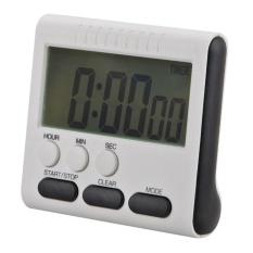 Magnetic Besar LCD Digital Dapur Timer Alarm Count Up Down Clock 24 Jam