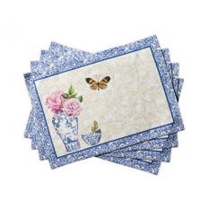 Maison D Hermine Canton 100% Cotton Set dari 4 Alas Piring 13 Inch Oleh 19 Inch-Intl