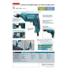 Makita 6412 Mesin Bor Tangan Ringan Made in Japan