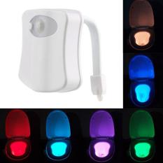 Makiyo Body MOTION SENSOR Otomatis Kursi LED Night Light untuk Tutup Mangkuk Toilet Lampu-Intl