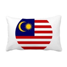 Malaysia National Flag Asian Symbol Throw Lumbar Pillow Insert Cushion Cover Home Sofa Decor Gift - intl