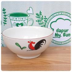 2 PCS Mangkok Nasi Besar Ayam Jago Seri 2 - Mangkuk Ramen / Mangkok Sup