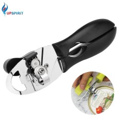 Manual Can Opener with ABS Handle Rotating Knob Sharp Blade Kitchen Tool - intl